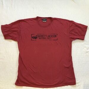 Barrett Jackson Motors 1971 Graphic T Shirt Mens XL Red Comfort Colors Car